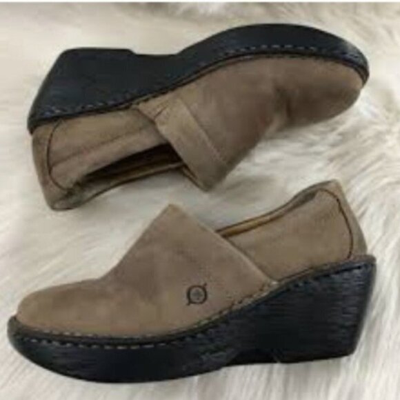 Born Leather Clog Booties - Picture 1 of 9